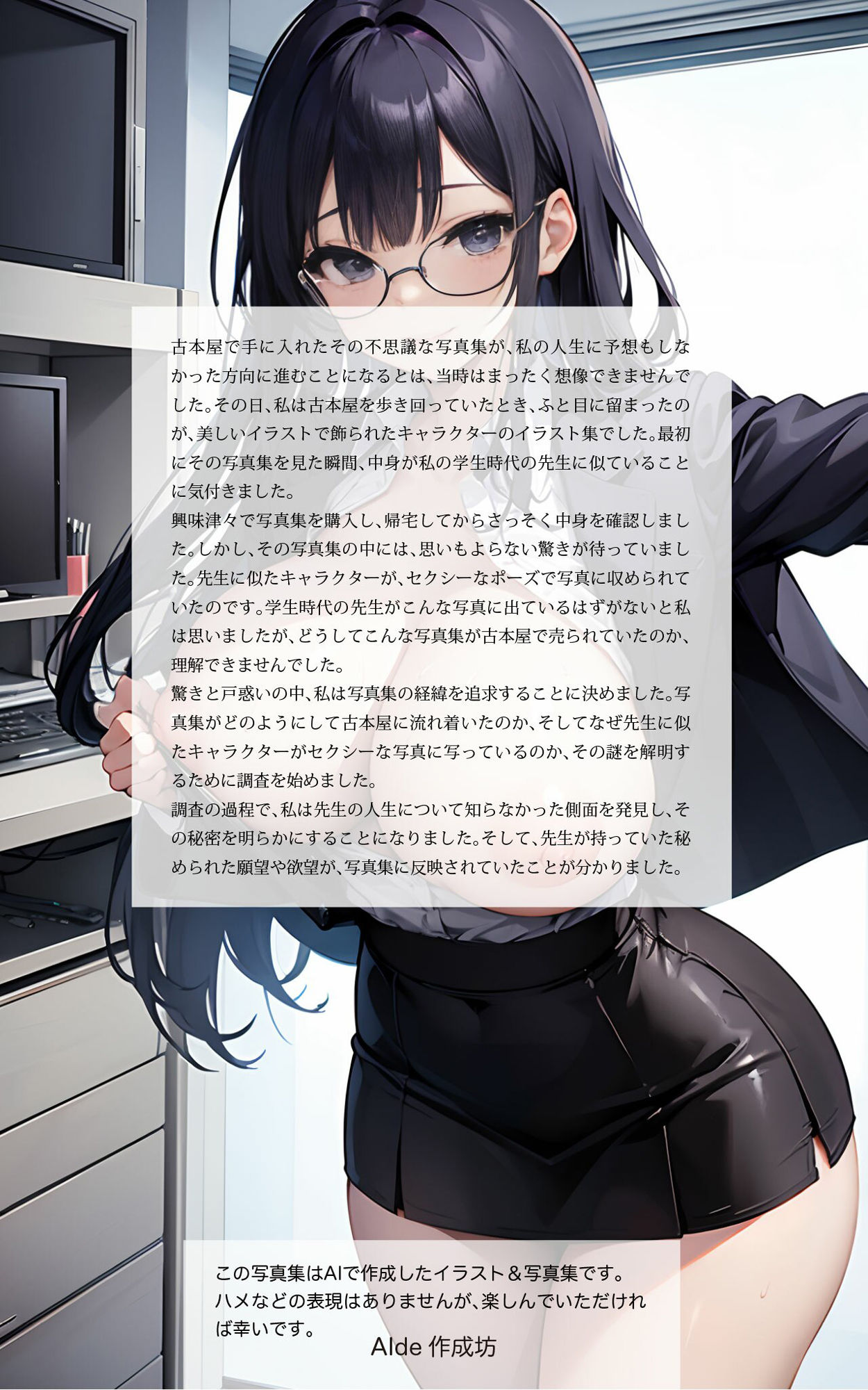 【AI写真集】2D3Dセクシー女教師の誘惑2