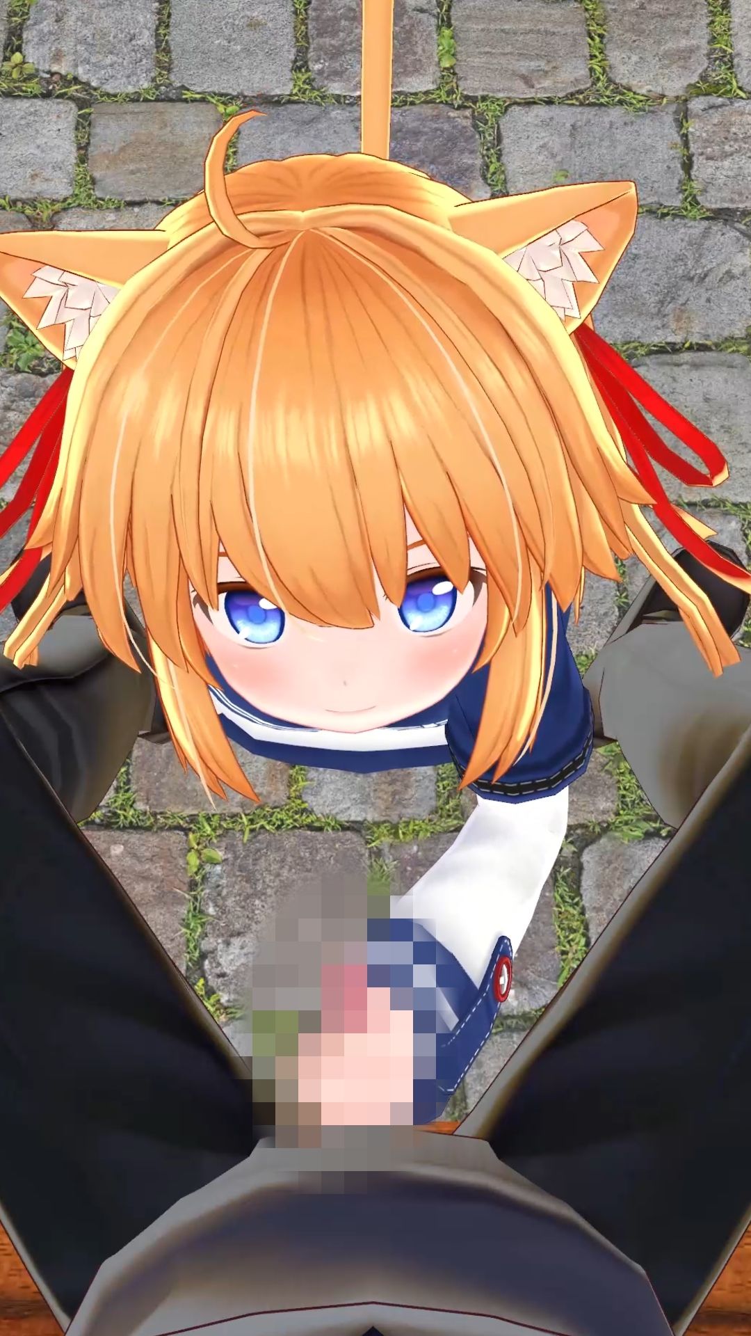 【縦動画】セーラーケモミミ少女公園でハメ撮り1