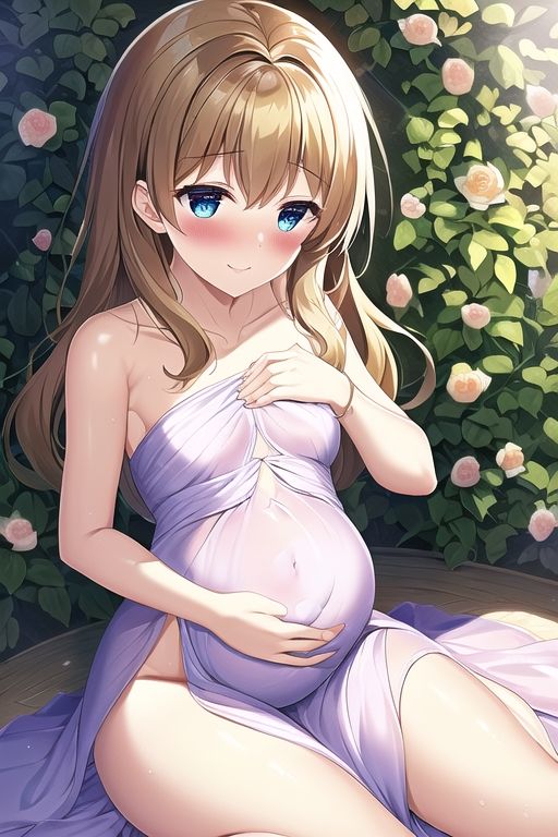 かわいいファンタジー系美人妊婦が拘束されて凌●されるイラスト集（100枚）緊縛・NTR・ボテ腹1