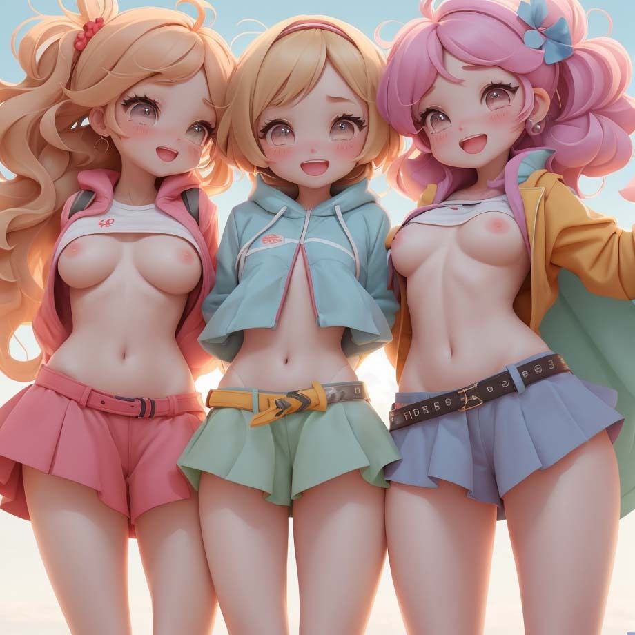 ふとももと短パンの隙間24