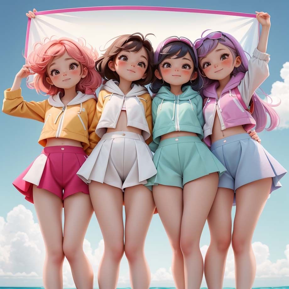 ふとももと短パンの隙間26