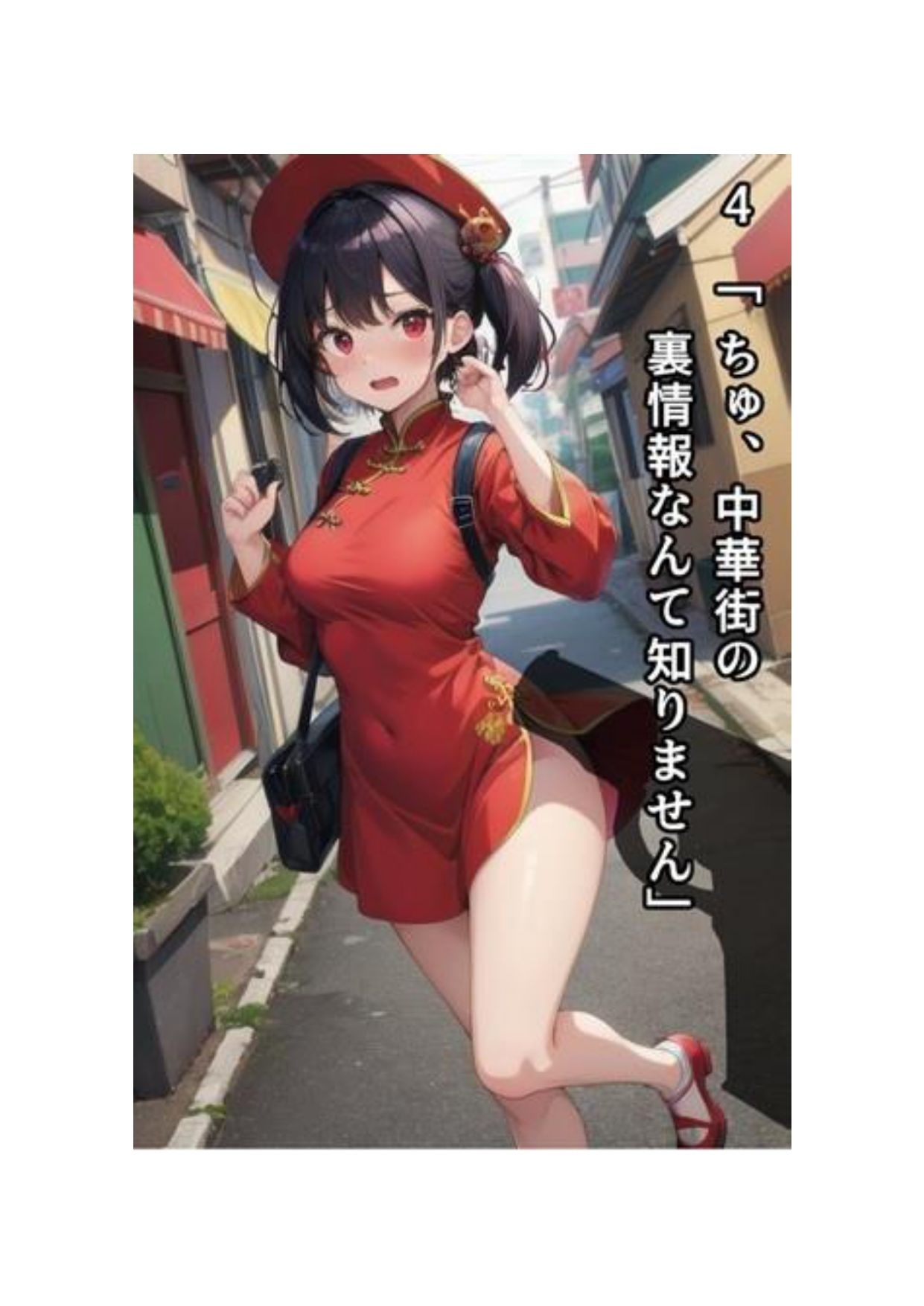 イラスト＋ショートストーリーの世界 その2 「チャイナ服を着たばっかりに……」7