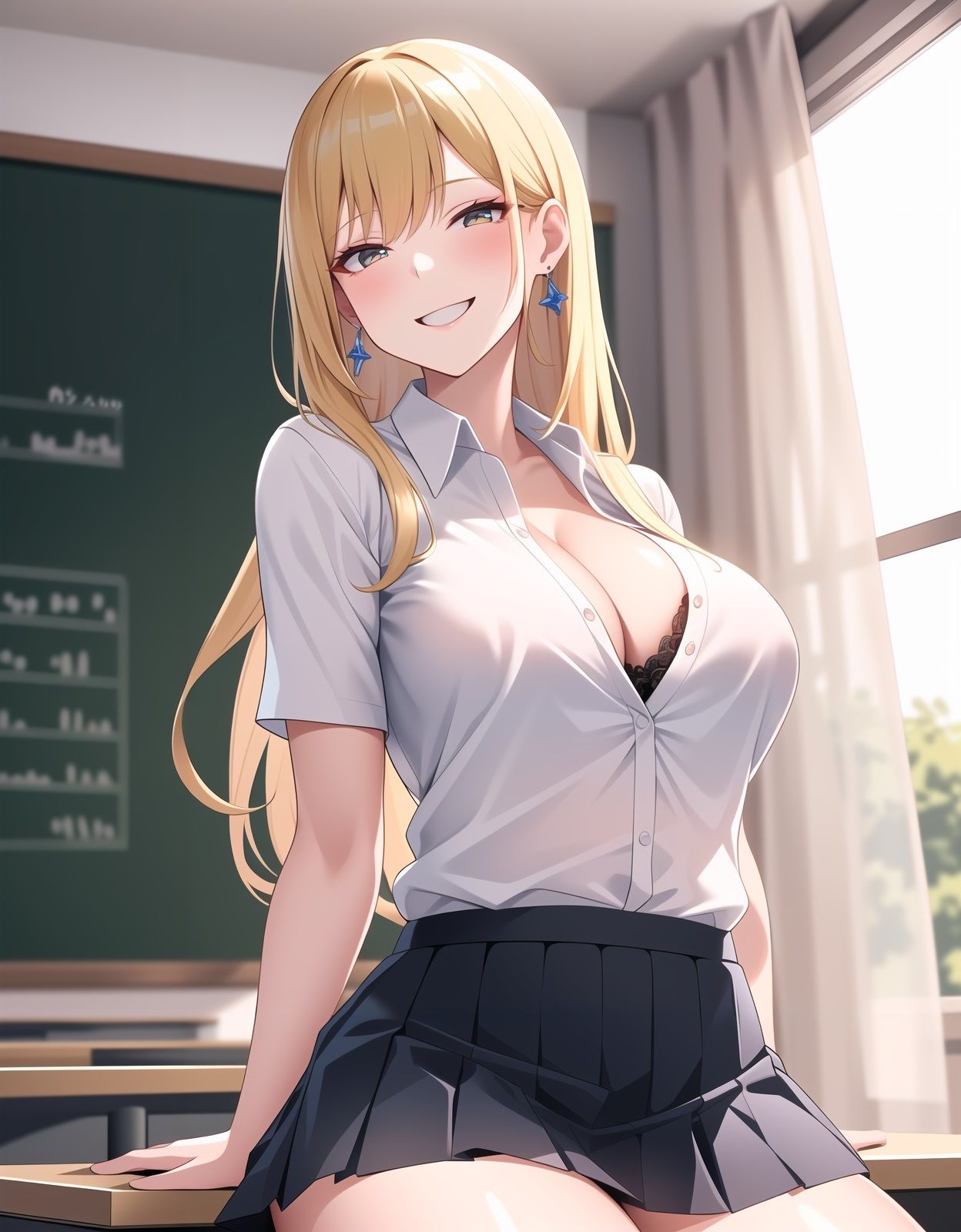 エッチな身体を見せつけてくれるギャルJK1