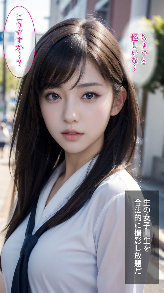 セリフ付着エロ・JKを騙して撮影会！2