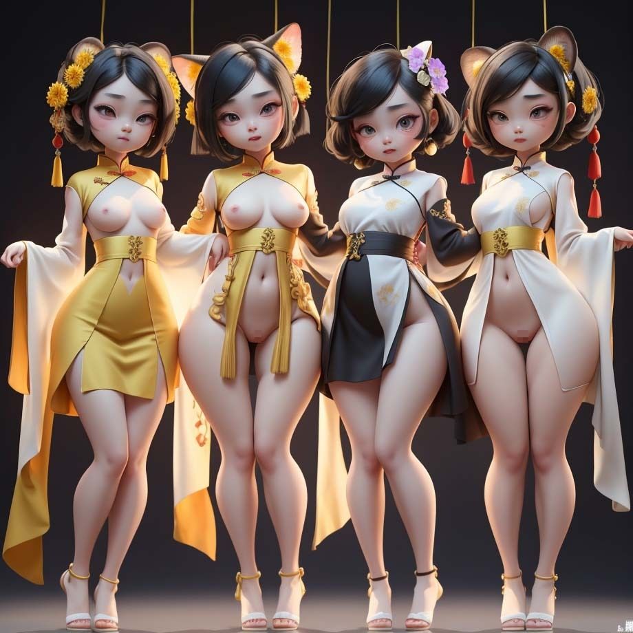 ノーパンチャイナ服21