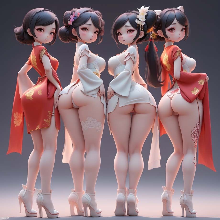 ノーパンチャイナ服25