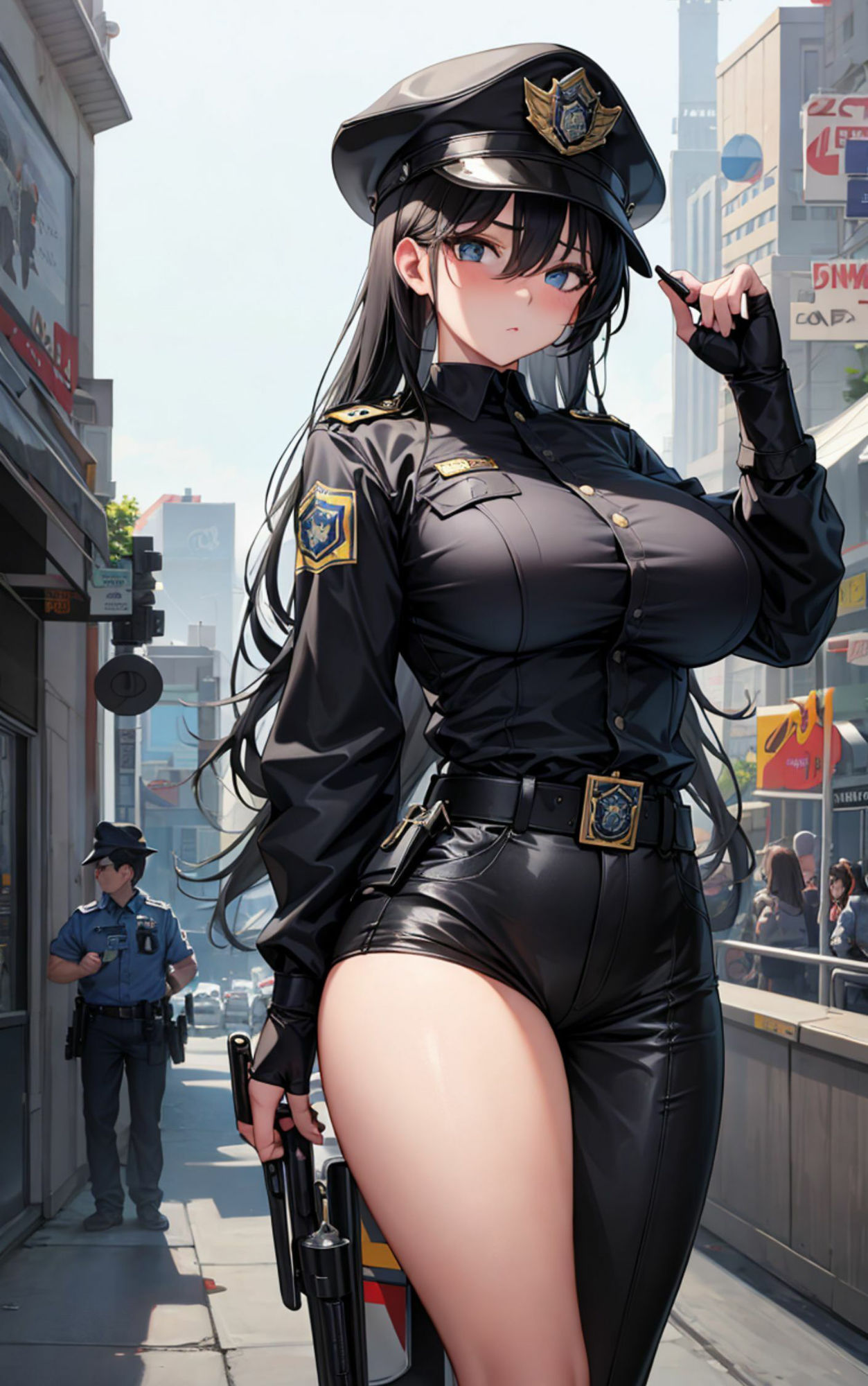 ポリス美女2 警官コスプレ美女をまた押し倒しちゃいました2