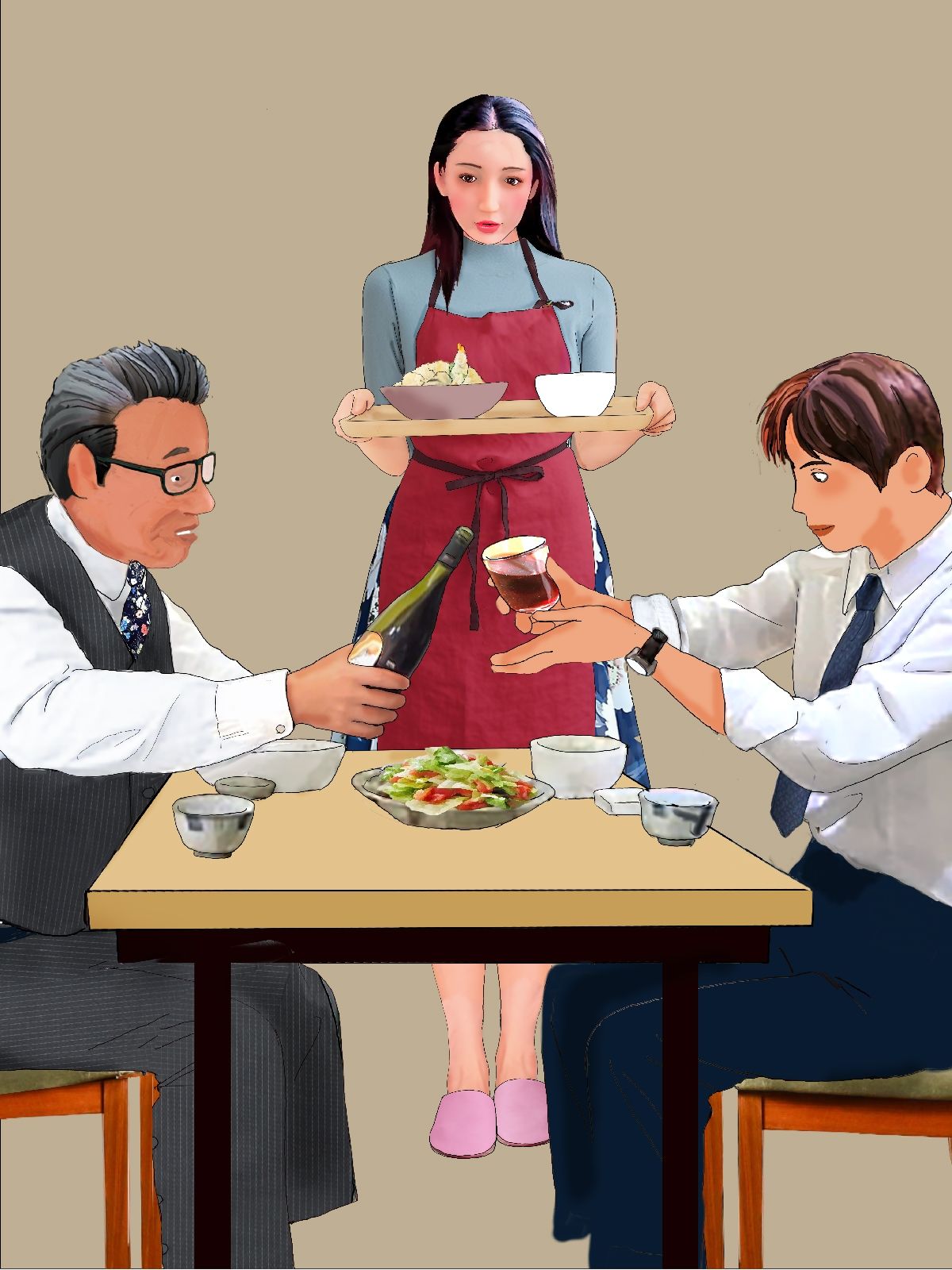 下着図鑑風着せ替え絵本『ちはる28歳』3社長秘書ネトラレ編8
