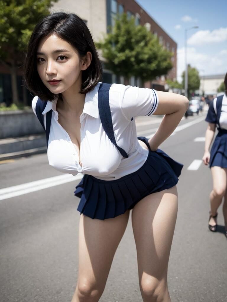 制服女子の露出は好きですか？2