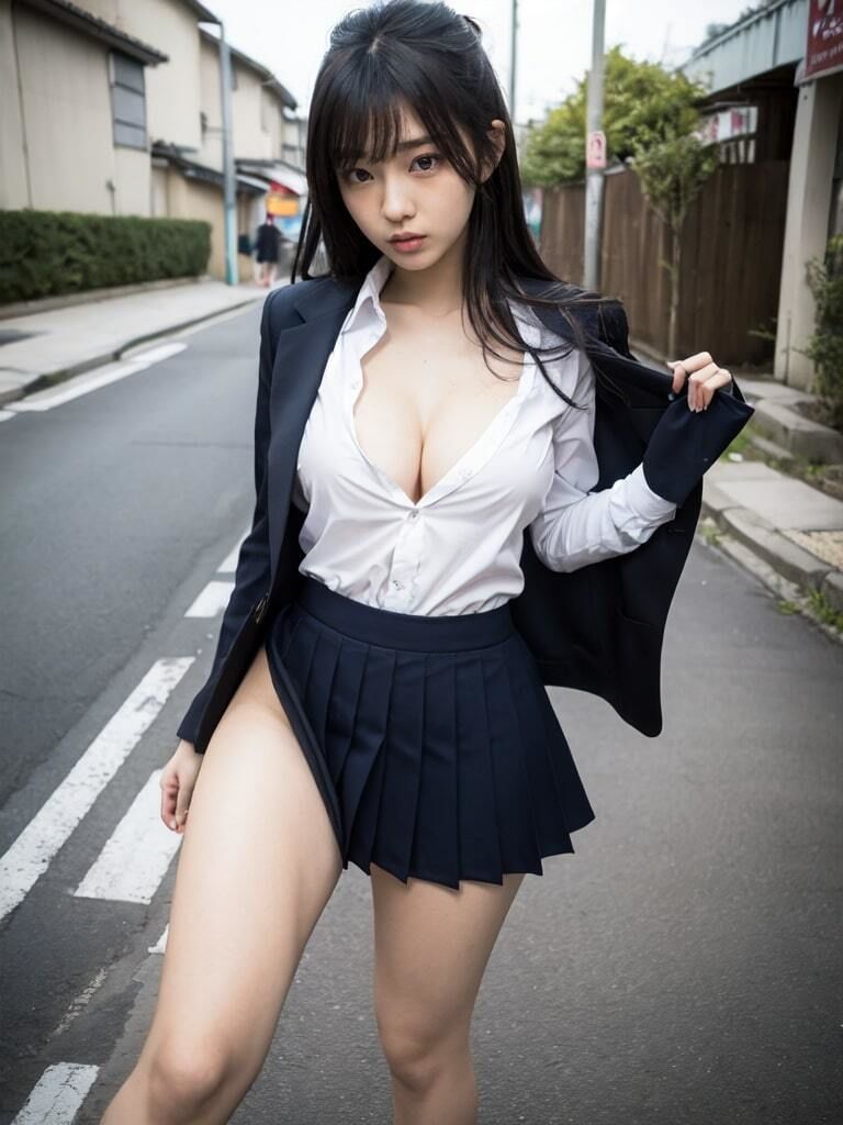 制服女子の露出は好きですか？7