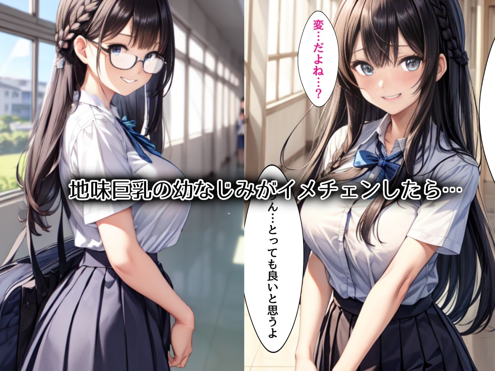 地味巨乳の幼馴染がチャラ男のオナホになっていた話1