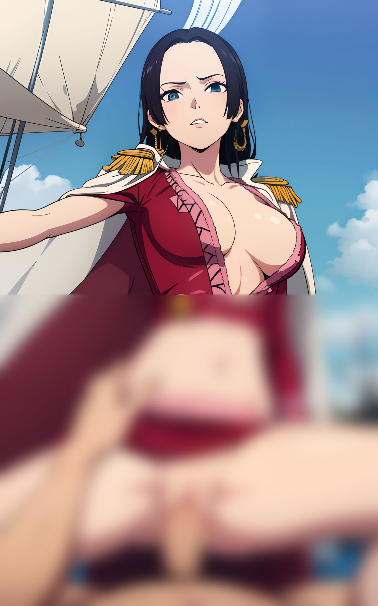 女帝ハンコックは高慢から黒顔へ！アヘ？！6
