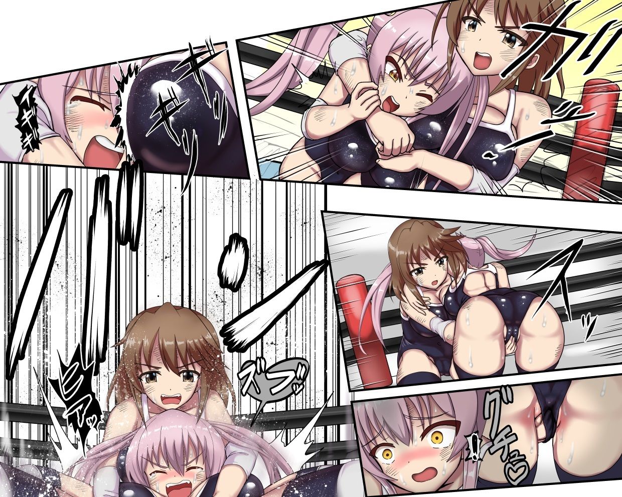 学校で女子プロレス！ 全員失神失禁 百合のある試合編6