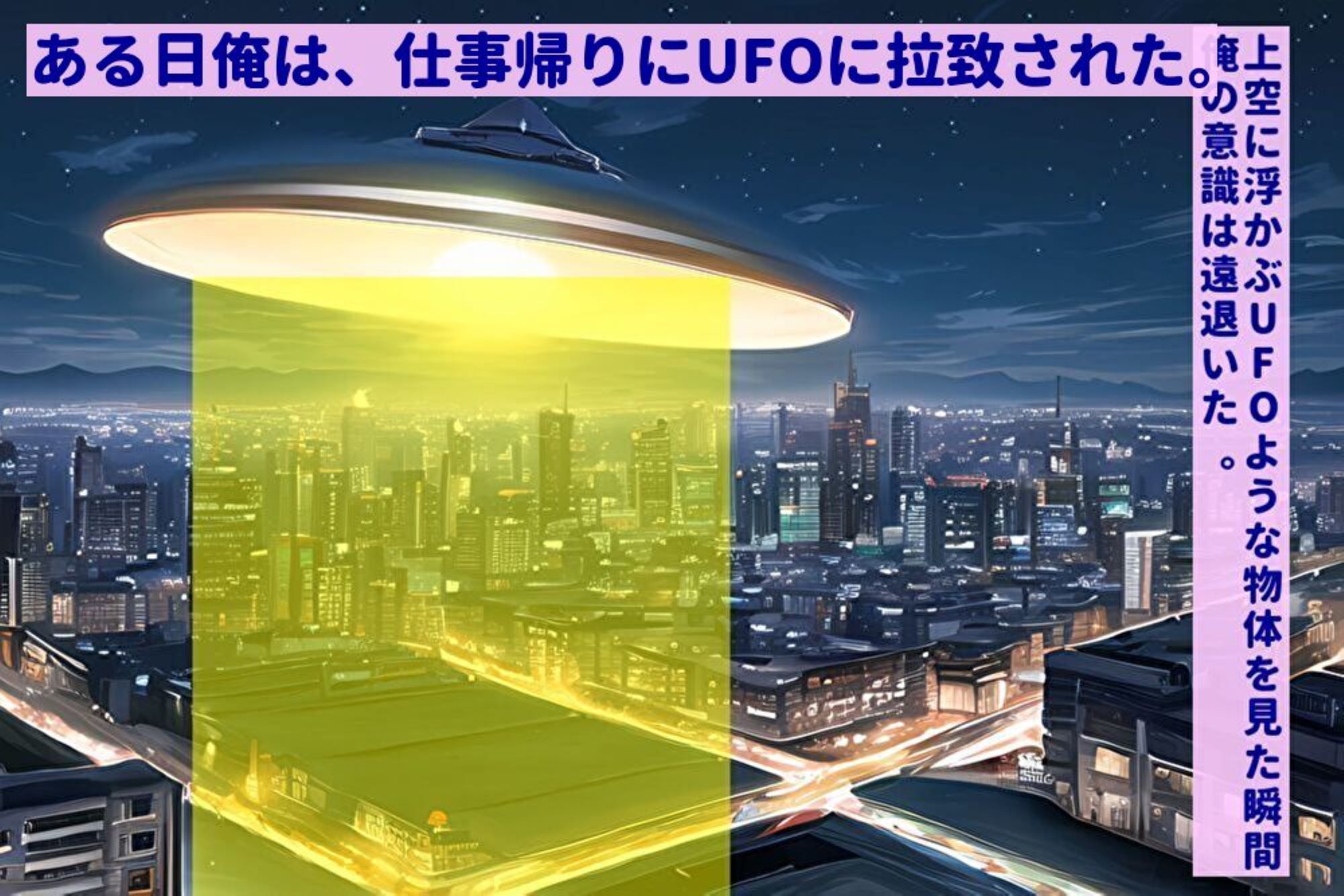 宇宙人に拉致されて、25歳処女の美人と様々なセックスミッションにチャレンジさせられる30歳童貞の話1