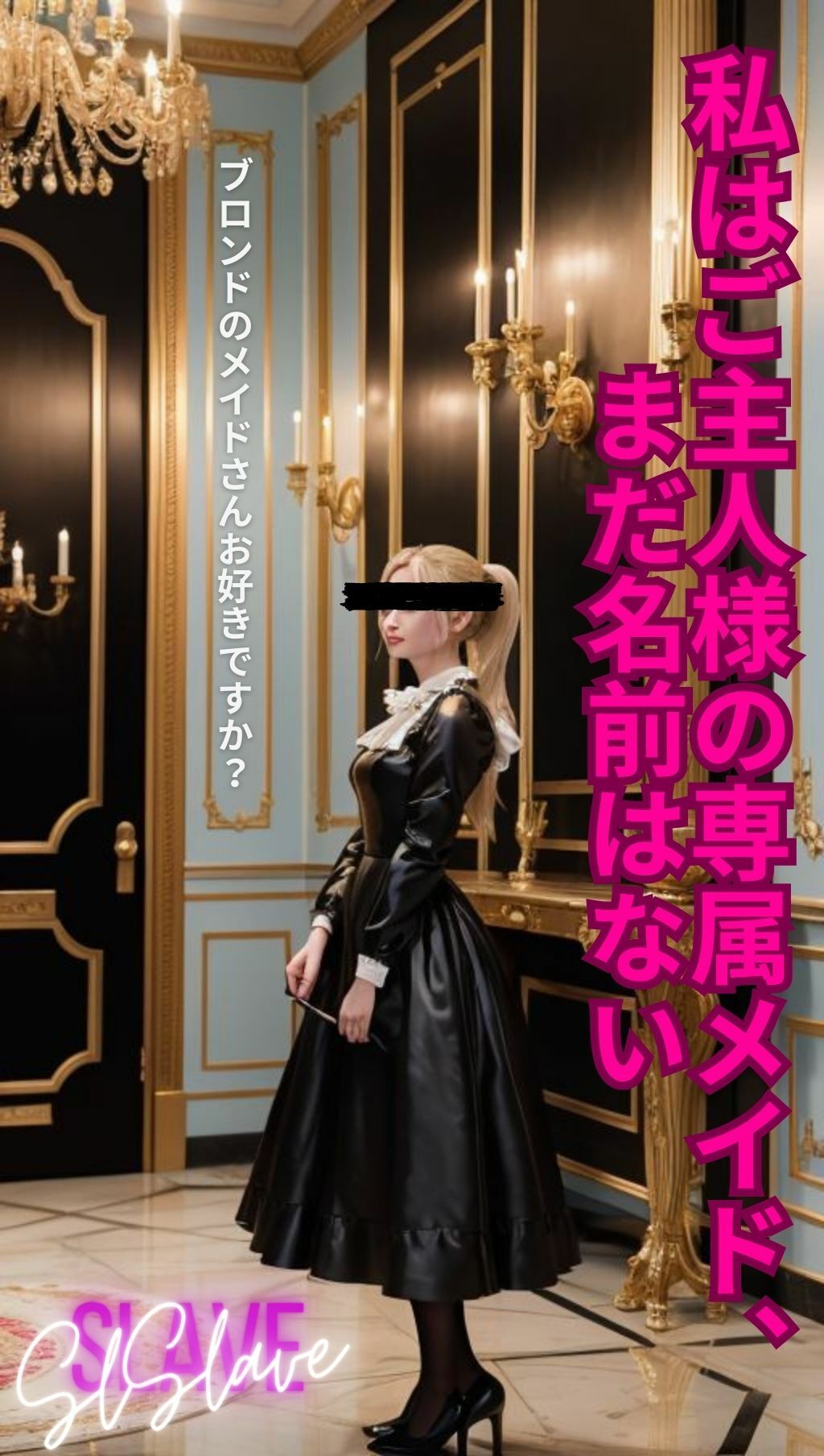 巨乳金髪メイドの秘密の残業1