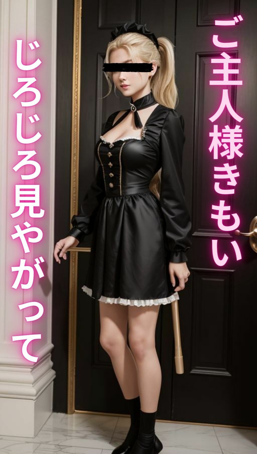 巨乳金髪メイドの秘密の残業2
