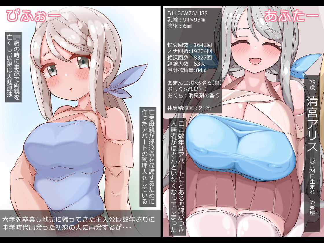 清楚でどすけべアリスさん 初恋の人はすっかりちんぽ穴1