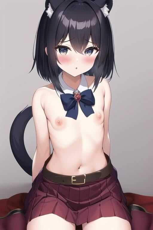 渾然一体な貧乳獣娘が交尾を知る前の純潔な身体を無意識に見せつけてしまう集8