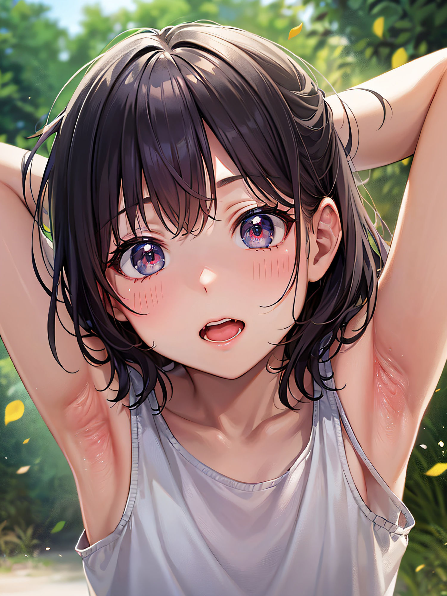 無垢な女の子の腋見せ画像集8