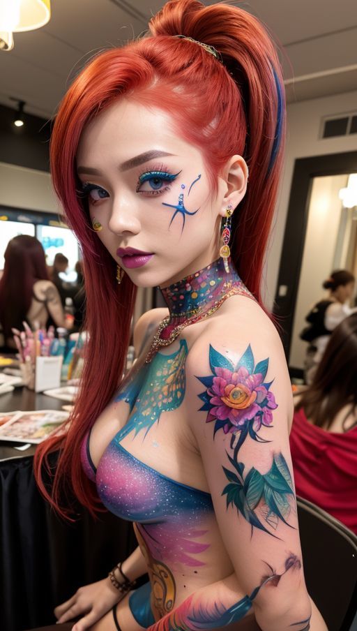 異世界ボディーペイント美女図鑑2