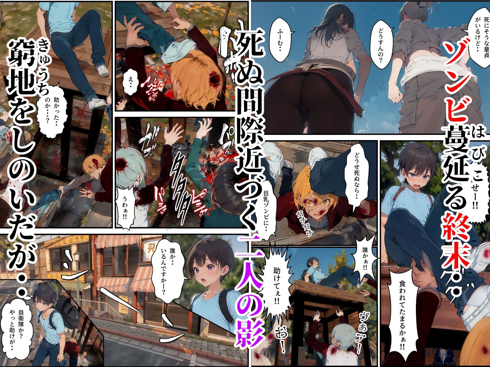 終末世界で性欲処理係に任命された話1