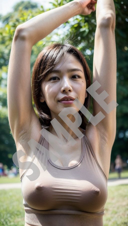 美人ママのワキ ストレッチ編 VOL.15