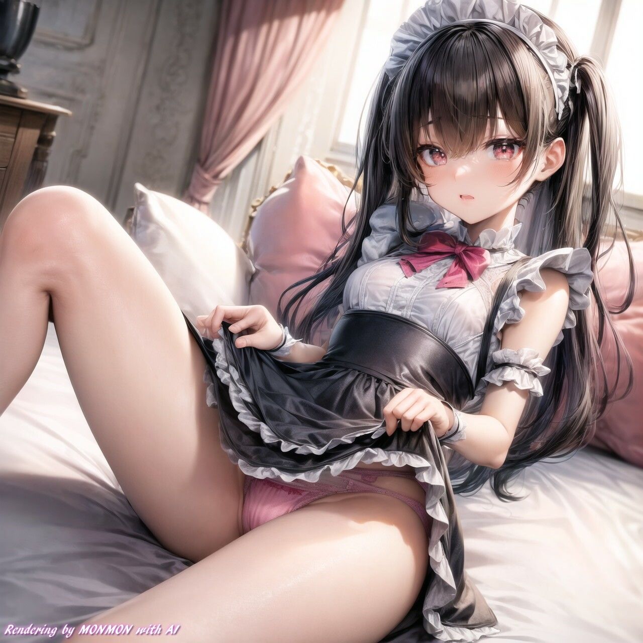 見習いのメイドさんにお願いしてみた。〜スカートたくし上げ編〜5