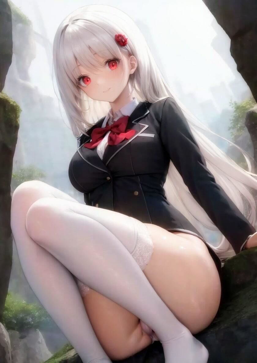 触手に好き放題犯●れる美少女JK -VOL2 白髪美女ver- 〜アヘ顔しまくってビクビクイきまくり〜2