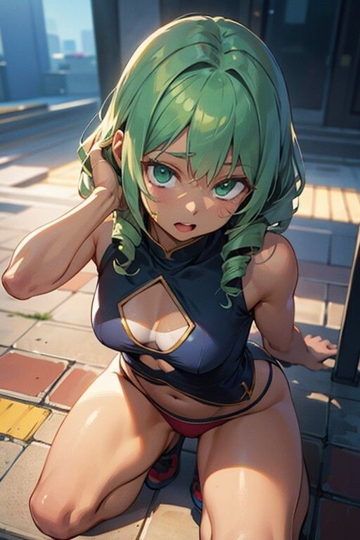 貧乳美女図鑑「しゃがみ のち 四つん這い ときどき 巨乳」4