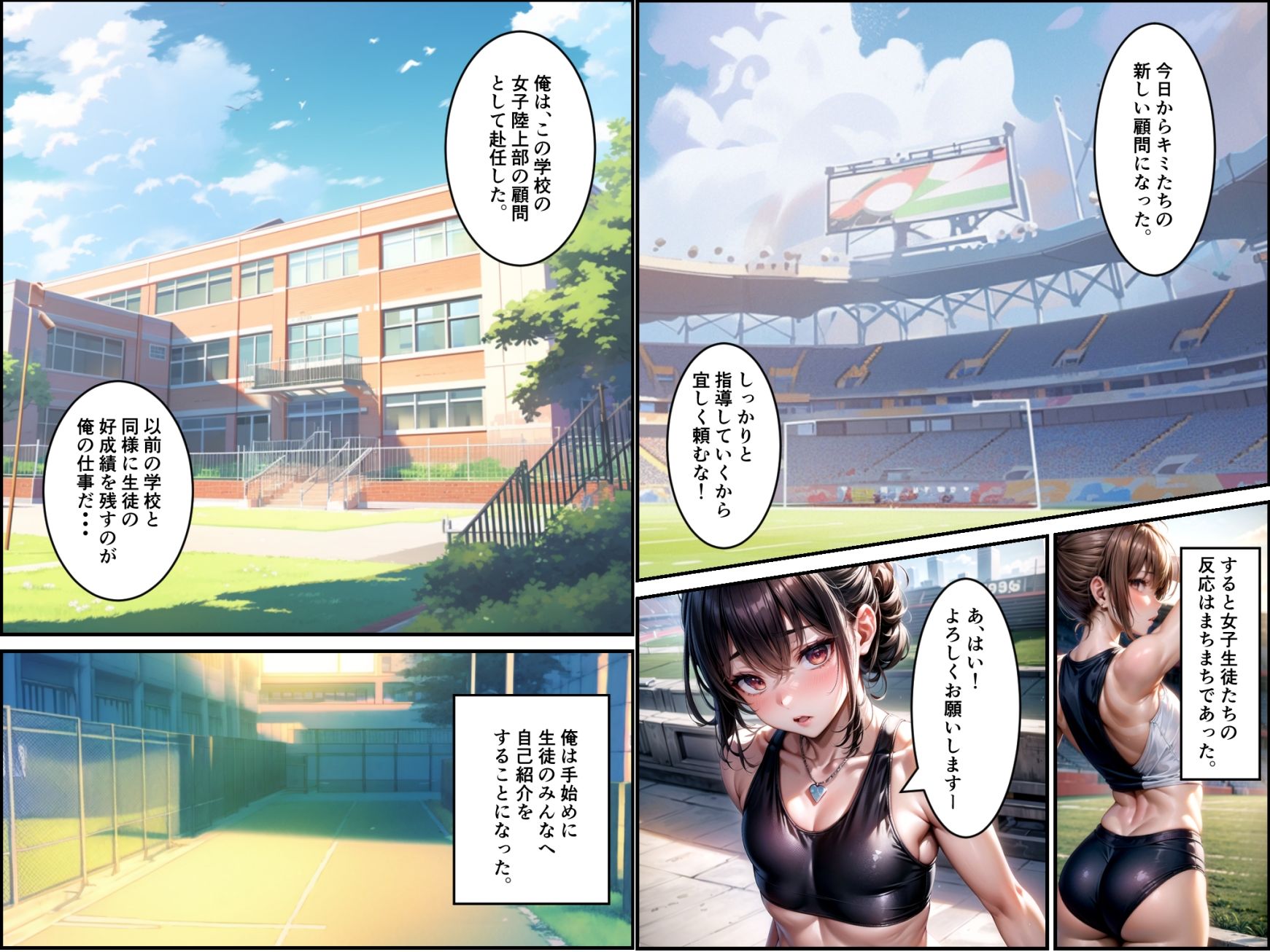 陸上部とハーレム学園生活〜先生と過ごした1年間〜2