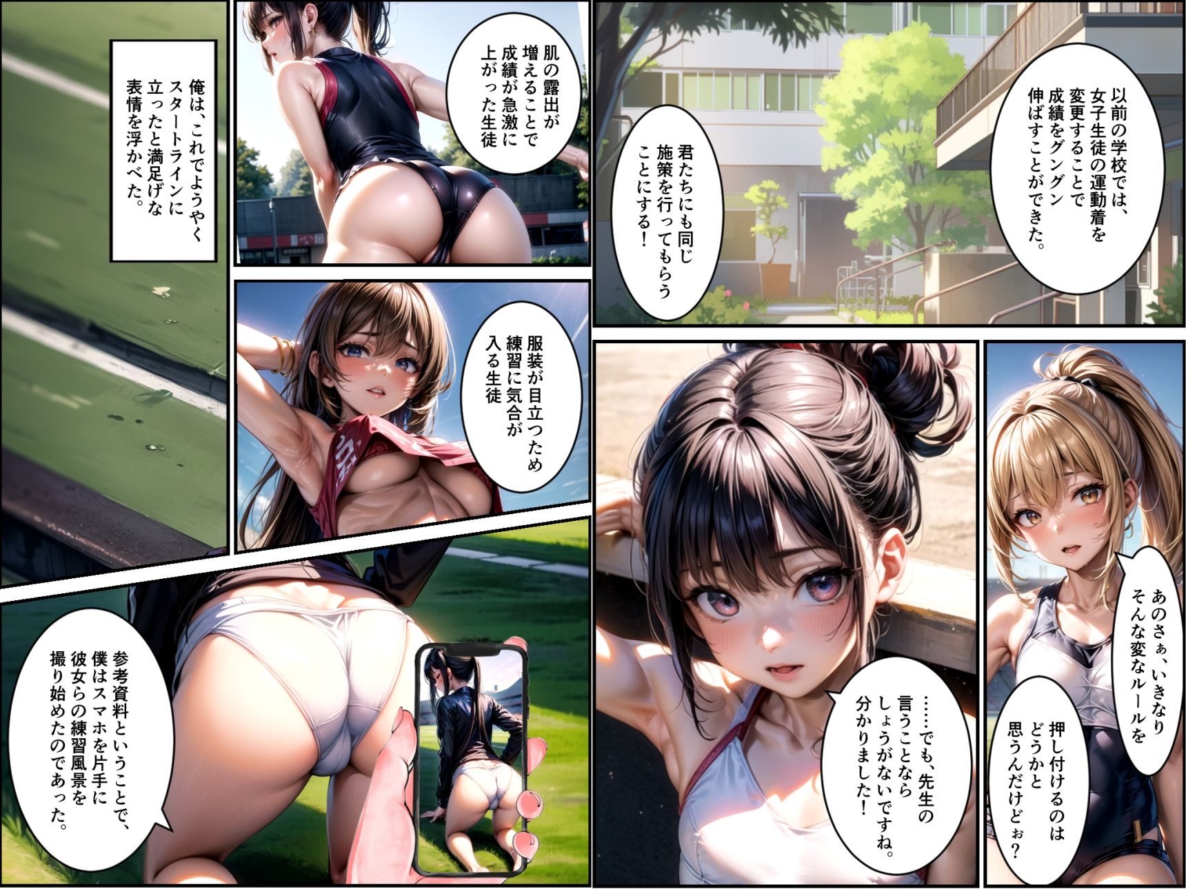 陸上部とハーレム学園生活〜先生と過ごした1年間〜3