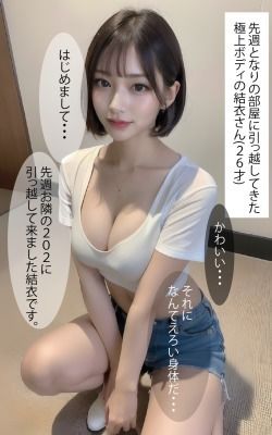 隣に引っ越してきたエロすぎる美女（セリフ付）1