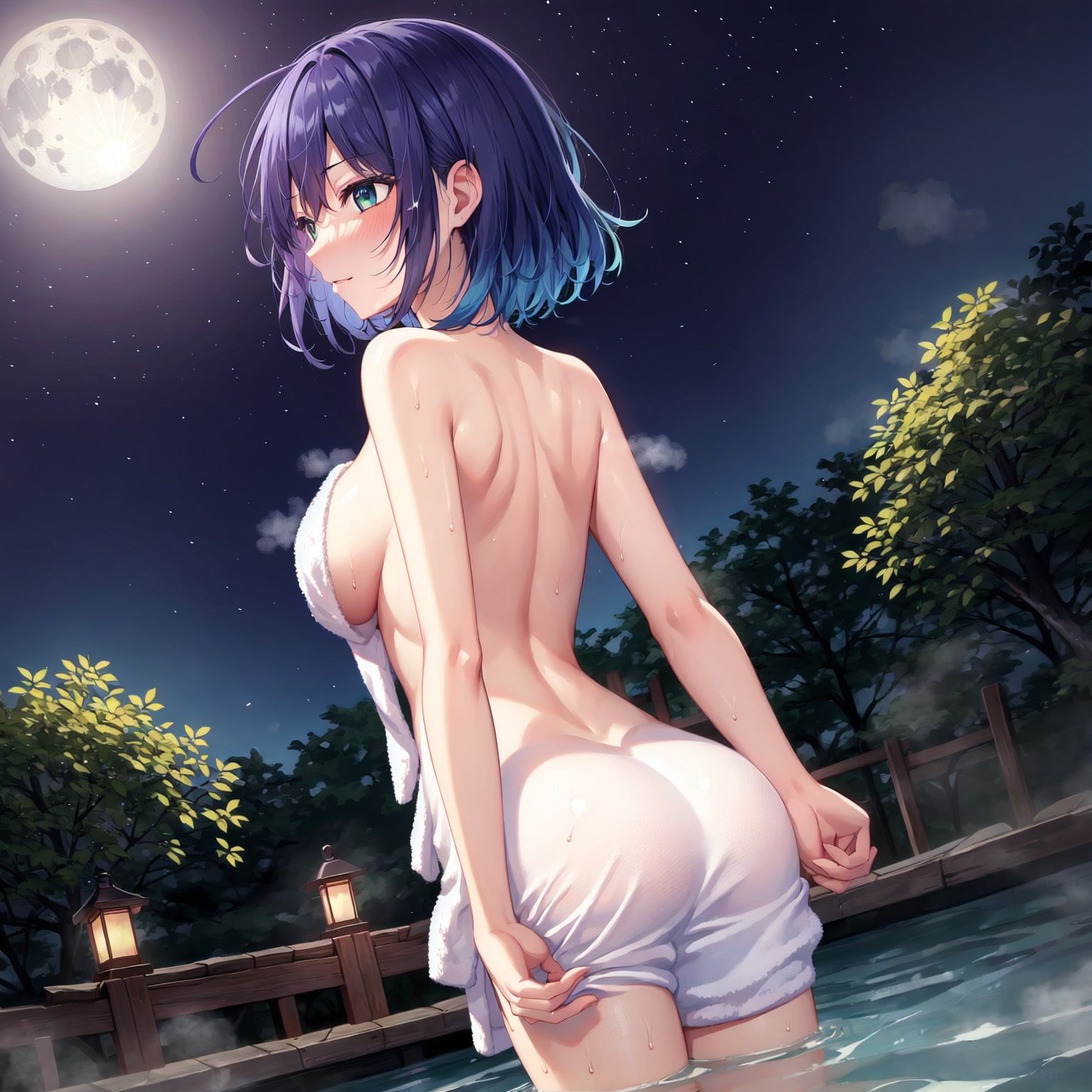 黒〇あかねと露天風呂に 入ってみた？3
