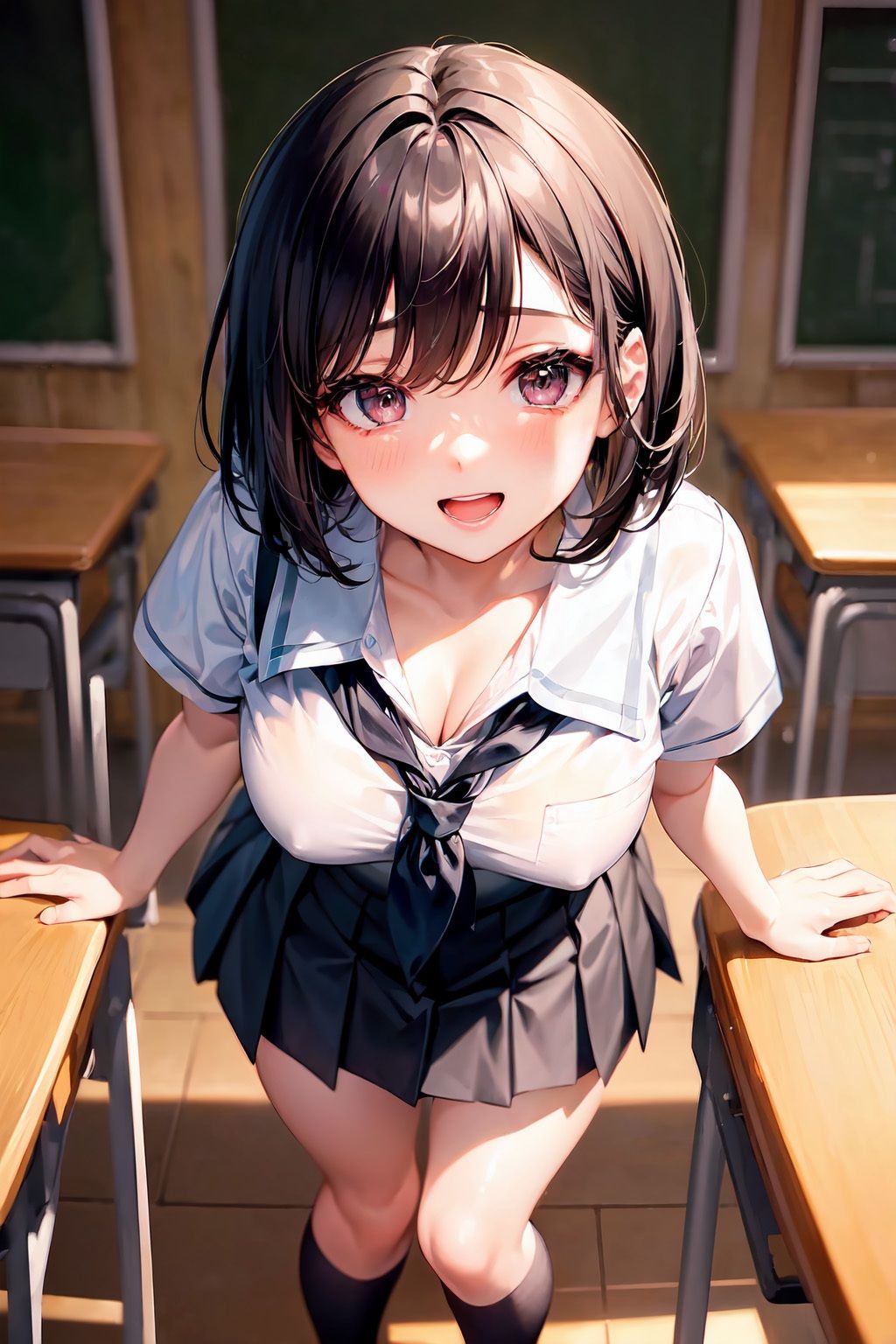黒髪ボブJKイチャラブS〇X（500枚）1