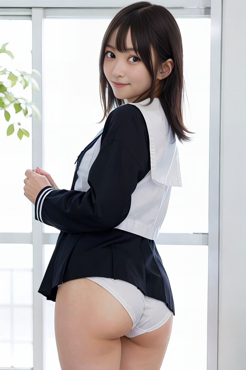 黒髪少女の中出し援交3