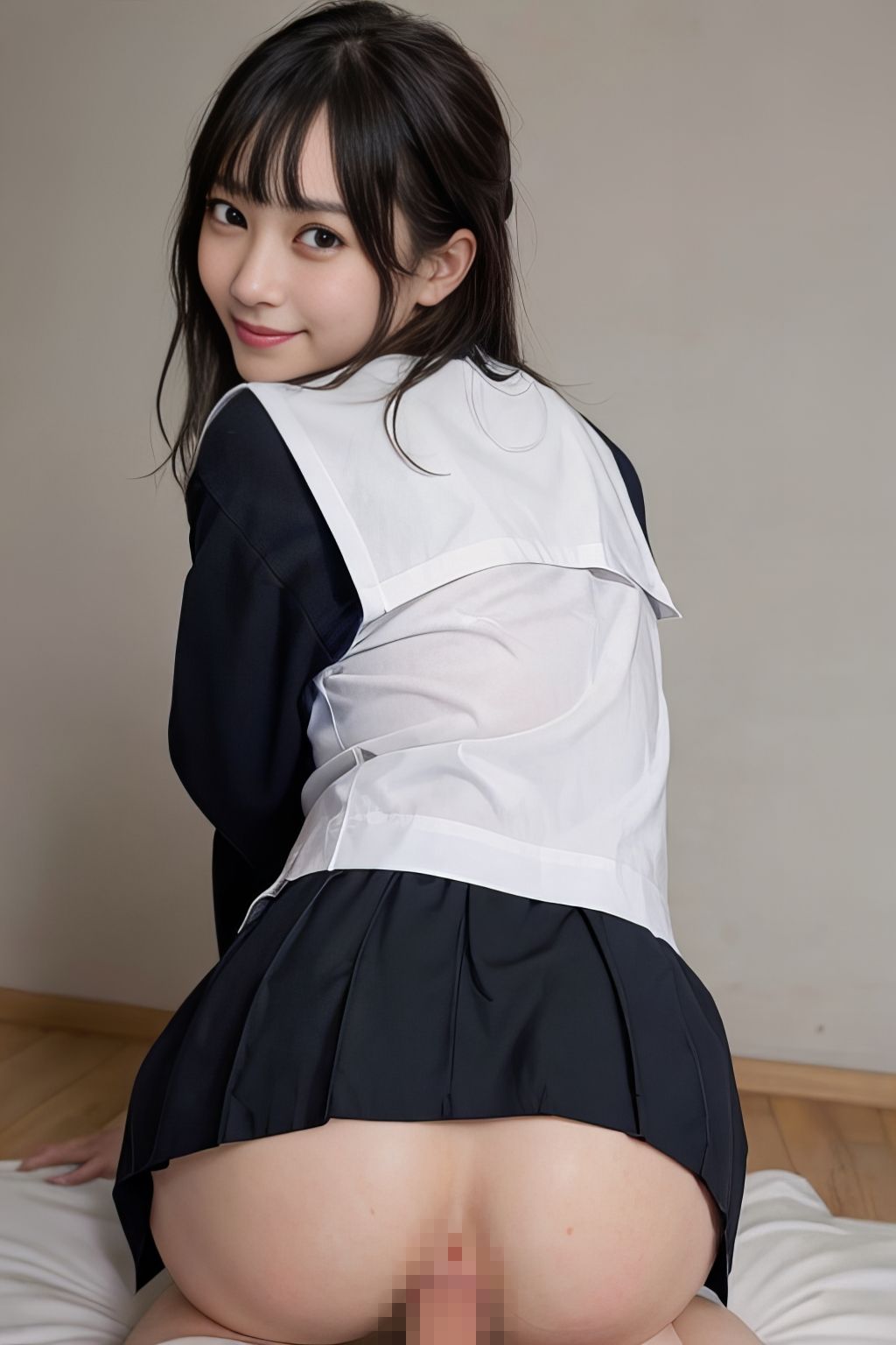 黒髪少女の中出し援交8