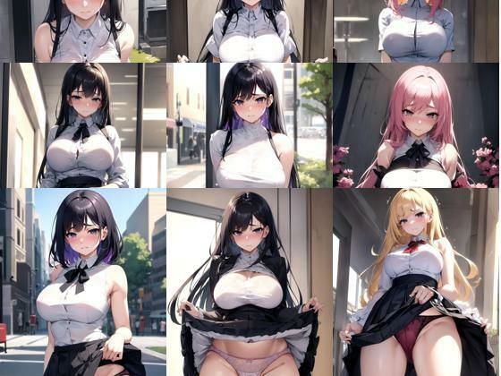 【巨乳お姉さんが泣きながらパンツ見せてくる】きゅうりの里