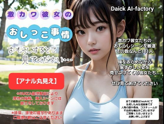 【激カワ彼女のおしっこ事情 おもらしするとこ見てください…】Daick AI-factory