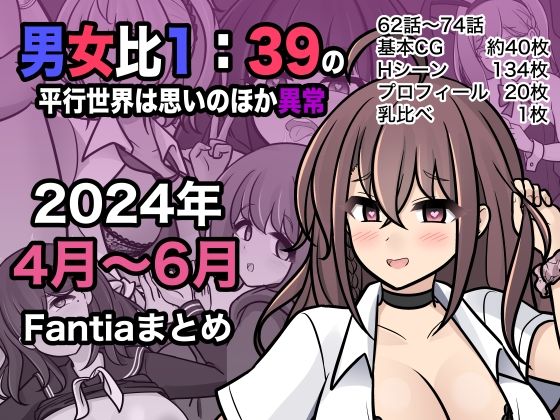 【男女比1:39の平行世界は思いのほか異常（Fantia2024年4月〜6月まとめ）】きっさー