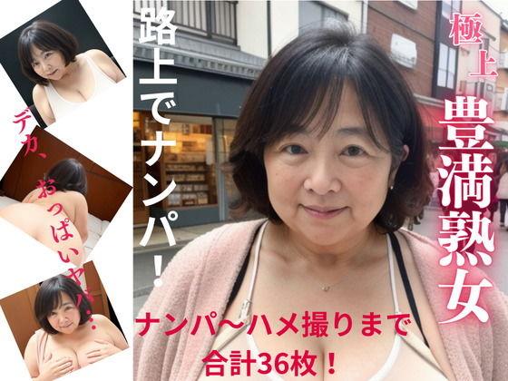 【巨乳な豊満熟女をナンパしてハメ撮りしてきた】青春もっこり秘密基地