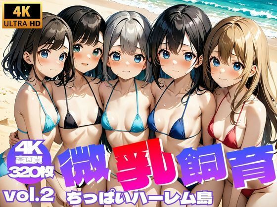 【微乳飼育 〜 ちっぱいハーレム島 Vol.2【4K】】メスガッキー