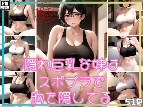 【隠れ巨乳な妹はスポブラで胸を隠してるらしい】ボインの時間