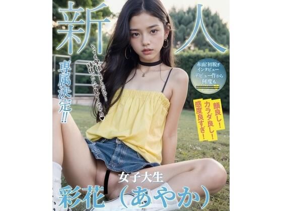 【AI女子大生・彩花（あやか）〜M字開脚＆絶頂マッサージ〜】幻想AI