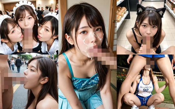 【リアル美女フェラチオ画像_超可愛い女の子が所かまわずペニスを咥えまくり？！精液をぶっかけられた顔もエッチな画像集！】エロココ！