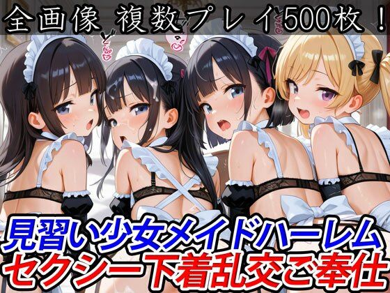 【見習い少女メイドハーレムセクシー下着乱交ご奉仕】半熟ひよこ専門街