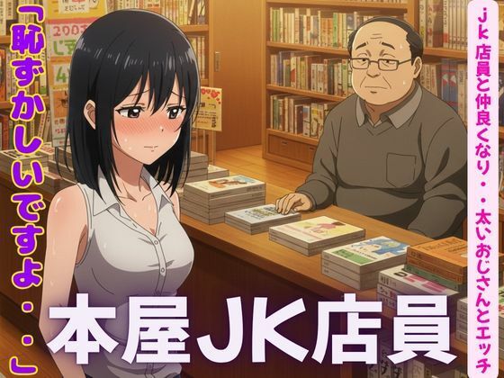 【本屋のJK店員と仲良くなり、太いおじとセックスしまくる】根暗のよりどころ