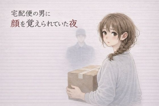 【宅配便の男に顔を覚えられていた夜 ―受け取るだけのはずが―】夜の灯る部屋