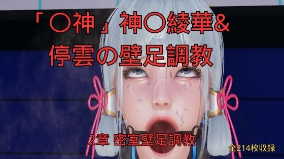 【神〇綾華 停雲の壁足調教（〇神、崩〇スターレイル） 2章 密室壁足調教】美脚調教工房
