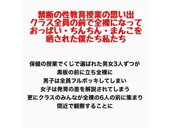【禁断の性教育授業の思い出 〜クラス全員の前で全裸になっておっぱい・ちんちん・まんこを晒された僕たち私たち〜】羞恥の星空 CFNM/CMNF