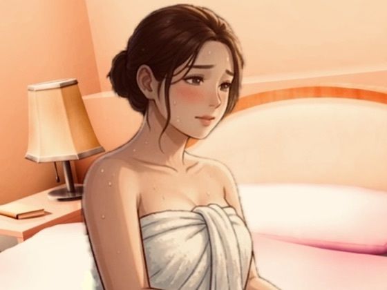 【【官能小説】無防備な隣のぽっちゃり奥さん  第三話  「お豆はダメぇ……っ」恥じらう奥さんにダイチュキホールド中出し】青いらいおん
